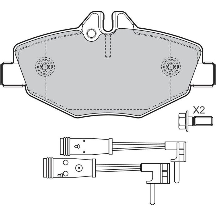 Valeo Bremsbelagsatz 598638 Valeo Bremsbelagsatz 598638