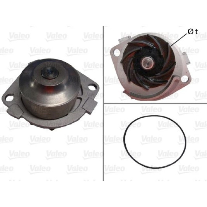 Valeo Wasserpumpe / Kühlmittelpumpe 506597 Valeo Wasserpumpe / Kühlmittelpumpe 506597