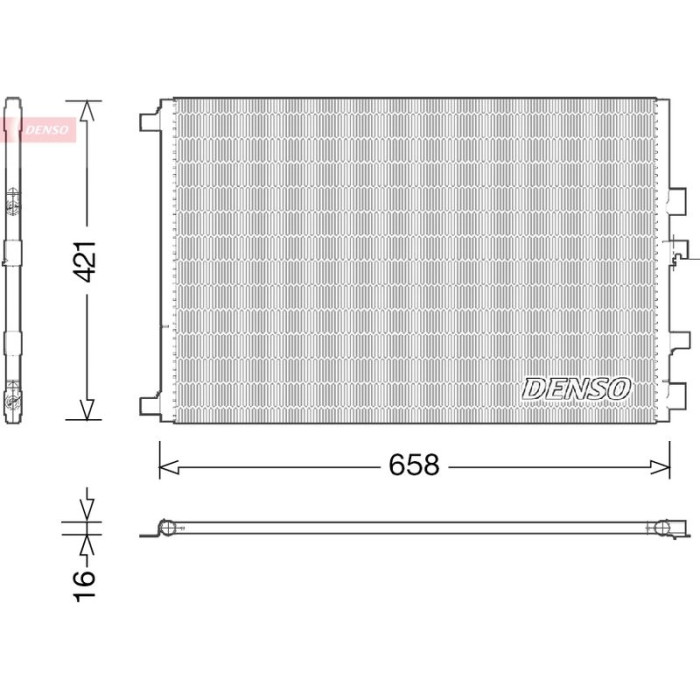 Denso Klimakondensator DCN23033 Denso Klimakondensator DCN23033