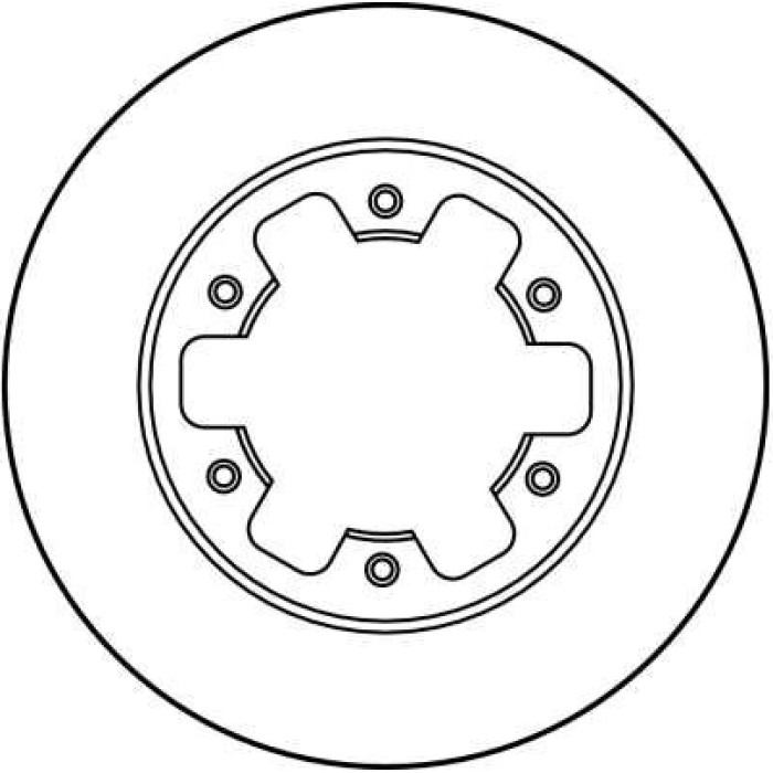 TRW Bremsscheibe DF2738 TRW Bremsscheibe DF2738