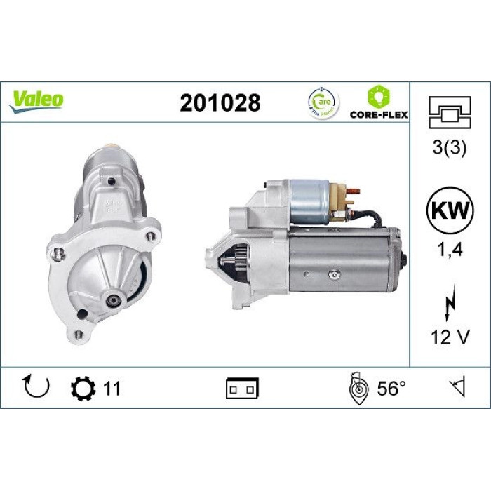 Valeo Anlasser 201028 Valeo Anlasser 201028