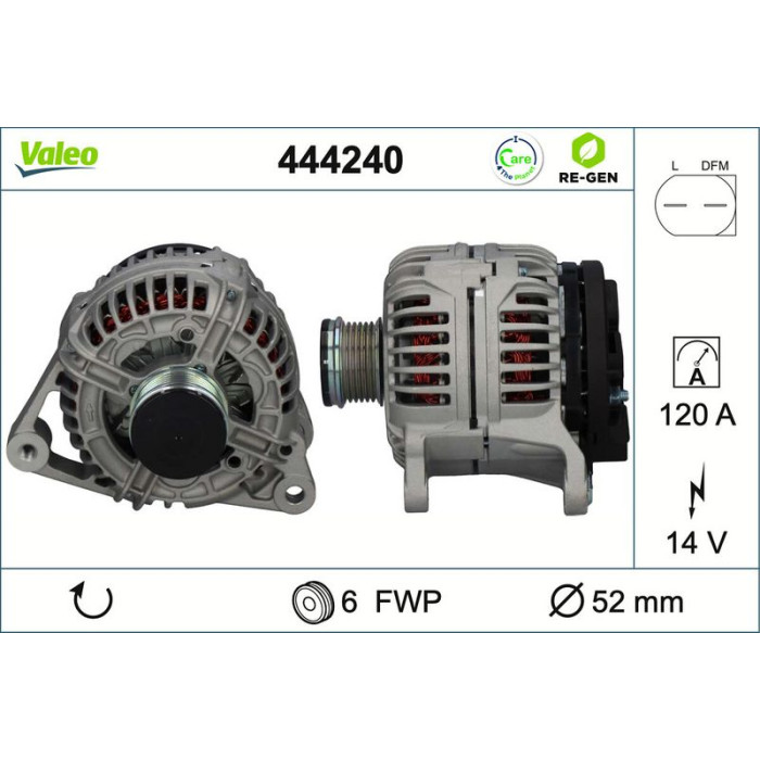 Valeo Lichtmaschine 444240 Valeo Lichtmaschine 444240