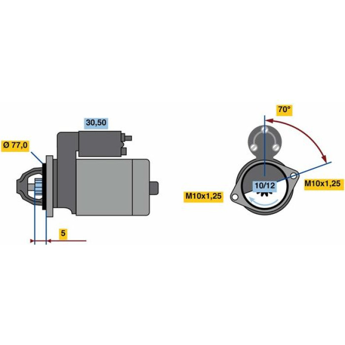 Bosch Starter 0 986 022 720 Bosch Starter 0 986 022 720