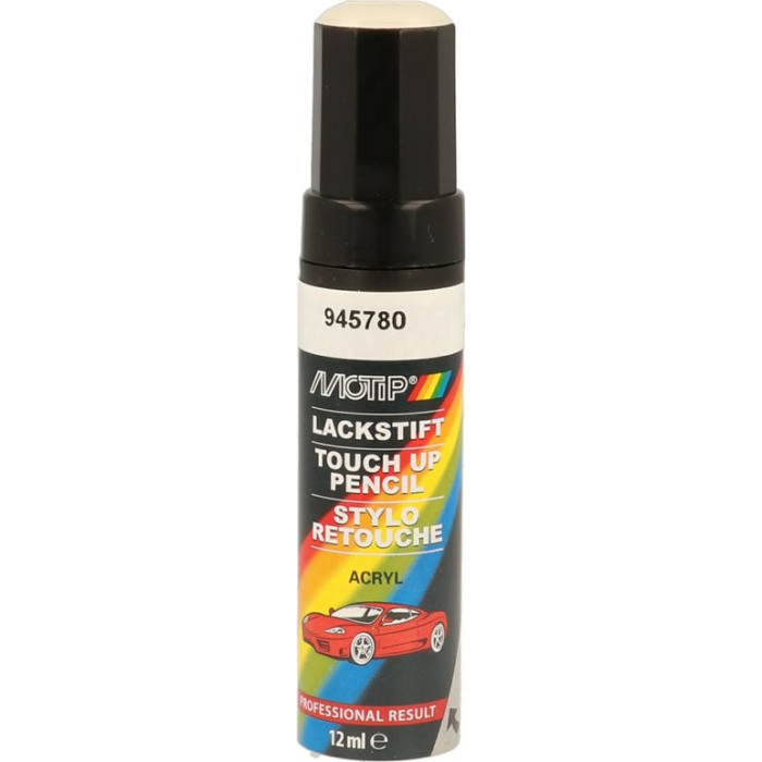 MoTip Lackstift Kompakt weiß 12ml 945780