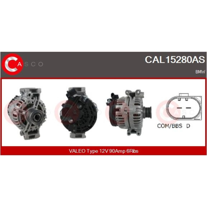 CASCO Generator CAL15280AS CASCO Generator CAL15280AS