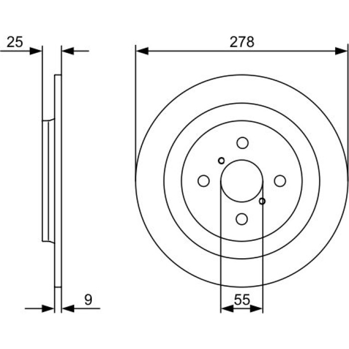 Bosch Bremsscheibe 0 986 479 C05 Bosch Bremsscheibe 0 986 479 C05