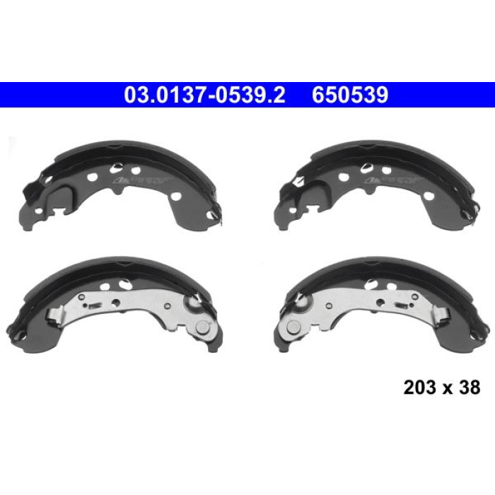 ATE Bremsbacken 03.0137-0539.2 ATE Bremsbacken 03.0137-0539.2