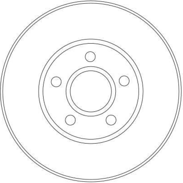 TRW Bremsscheibe Ford Transit 02 DF4277 TRW Bremsscheibe Ford Transit 02 DF4277