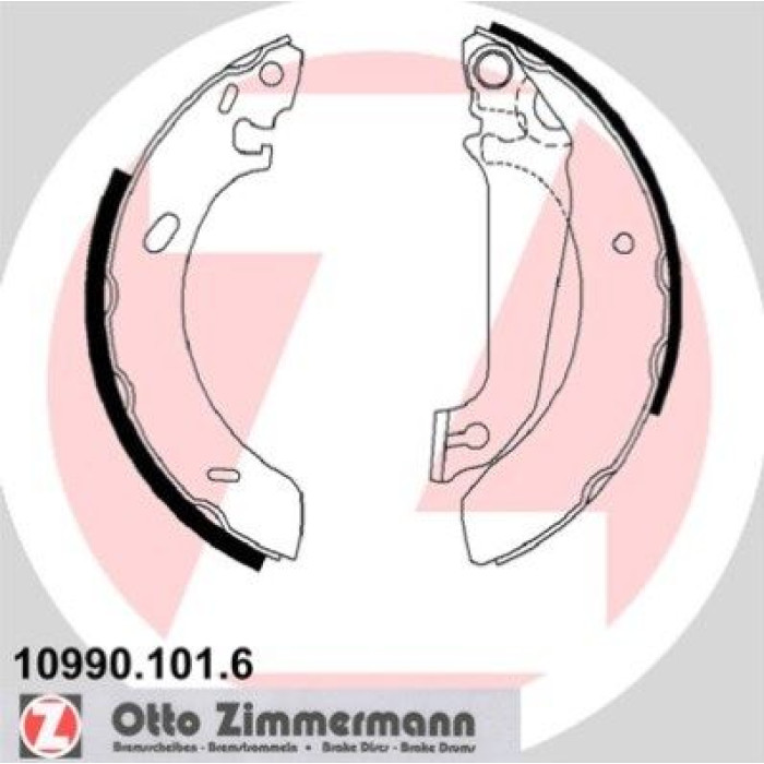ZIMMERMANN Bremsbacken 10990.101.6