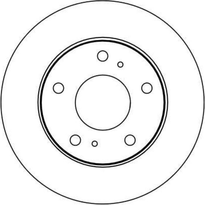 TRW Bremsscheibe Nissan Vanette DF4092