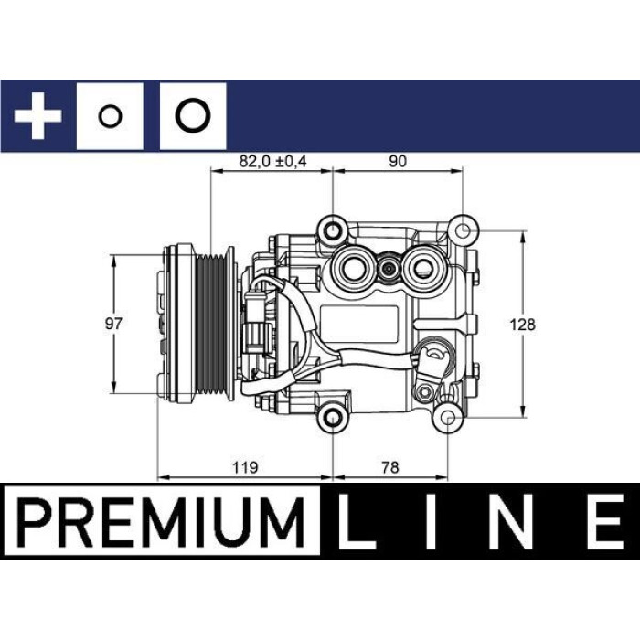 ACP 22 000P MAHLE Klimakompressor 22 000P, 12 V, Scroll-90v, R134a – u. a. für Ford Focus I (DAW, DBW), I Turnier (DNW), I Stufenheck (DFW) – OE Nummer 1 406 108 - l ACP 22 000P MAHLE Klimakompressor 22 000P, 12 V, Scroll-90v, R134a – u. a. für Ford Focus I (DAW, DBW), I Turnier (DNW), I Stufenheck (DFW) – OE Nummer 1 406 108 - l