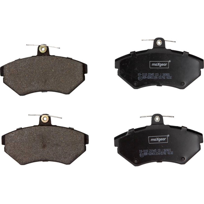 19-1110 MAXGEAR Bremsbelagsatz 19-1110 VW Polo/Caddy/Ibiza/Cordoba/Vento/Golf 3 19-1110 MAXGEAR Bremsbelagsatz 19-1110 VW Polo/Caddy/Ibiza/Cordoba/Vento/Golf 3