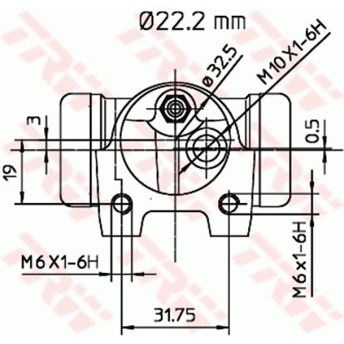 TRW Radbremszylinder BWH133 TRW Radbremszylinder BWH133