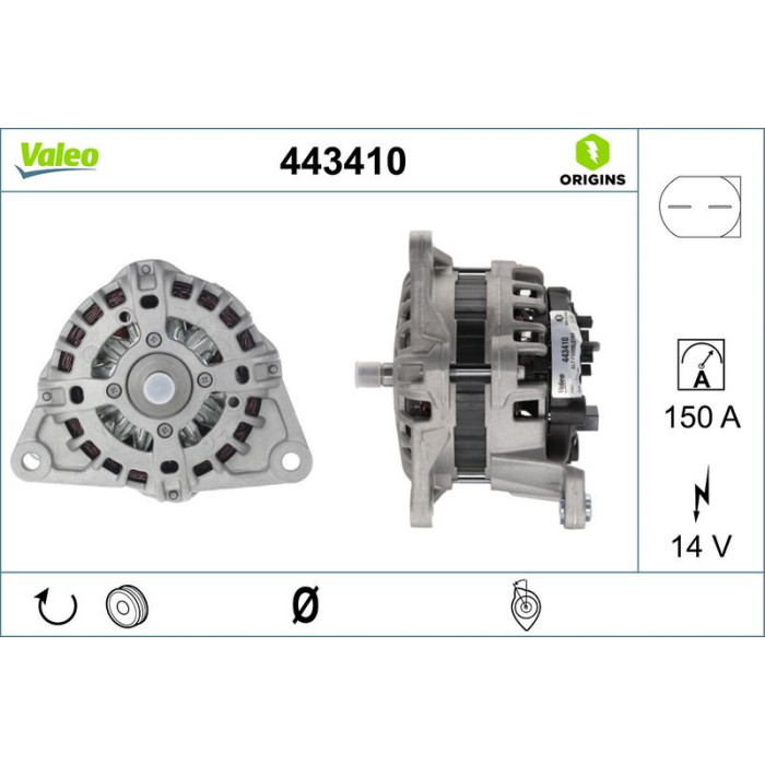 Valeo Lichtmaschine 443410
