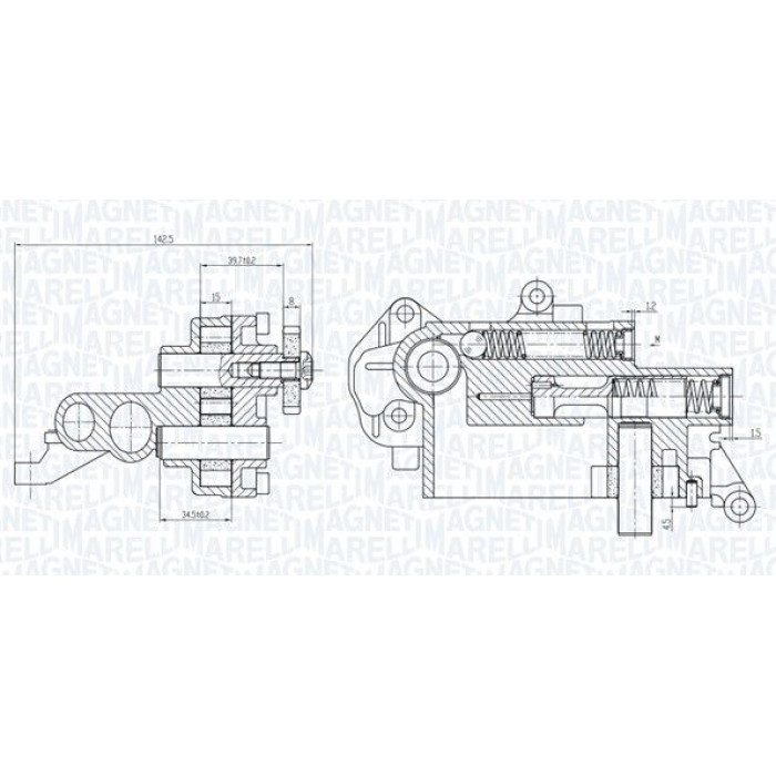 Magneti Marelli Ölpumpe 351516000061 Magneti Marelli Ölpumpe 351516000061