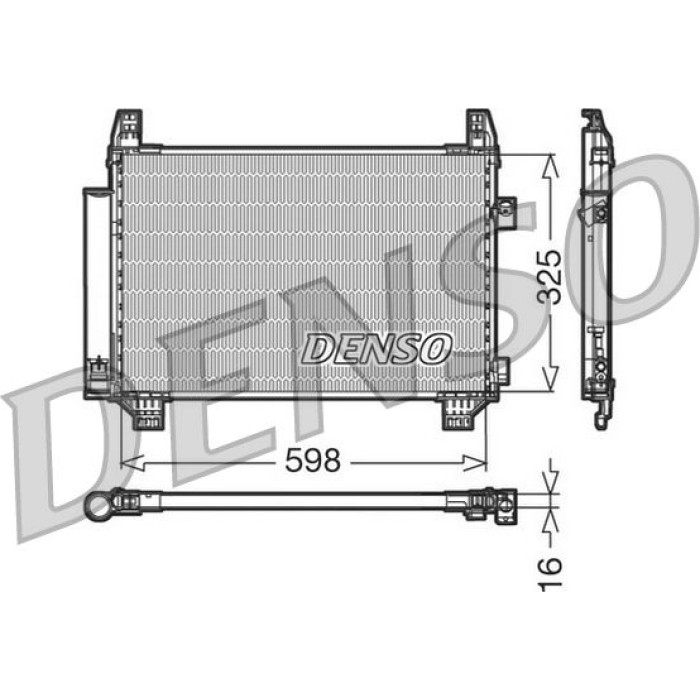 Denso Klimakondensator DCN50007 Denso Klimakondensator DCN50007