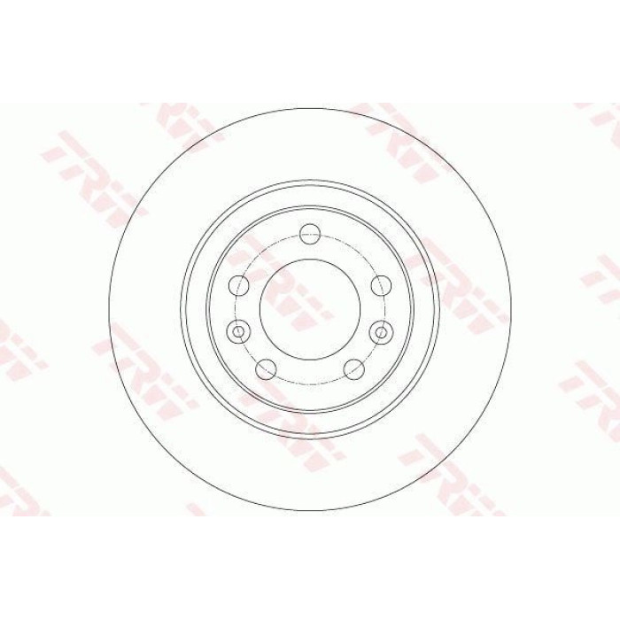 TRW Bremsscheibe Hinterachse DF6134 TRW Bremsscheibe Hinterachse DF6134
