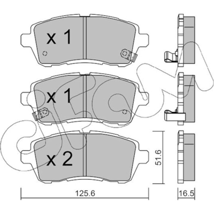 Bremsklötze VA 822-793-1 Bremsklötze VA 822-793-1
