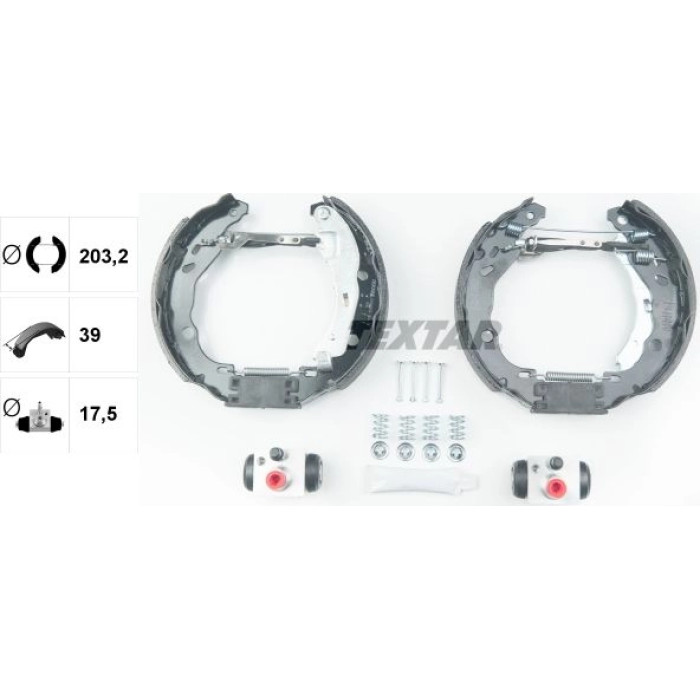 Textar Bremsbackensatz 84060200 Textar Bremsbackensatz 84060200