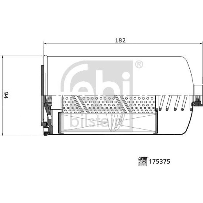 febi Kraftstofffilter 175375 febi Kraftstofffilter 175375