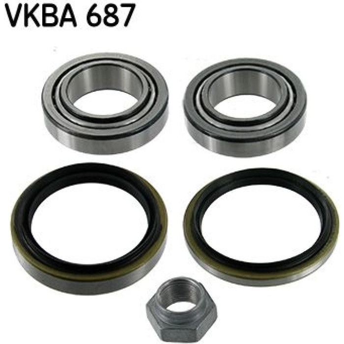 SKF Radlagersatz VKBA 687 - Vorderachse SKF Radlagersatz VKBA 687 - Vorderachse