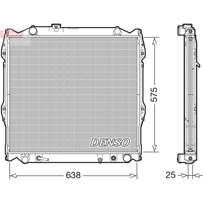 Denso Motorkühler DRM50138 Denso Motorkühler DRM50138