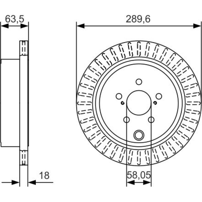 Bosch Bremsscheibe 0 986 479 A83 Bosch Bremsscheibe 0 986 479 A83