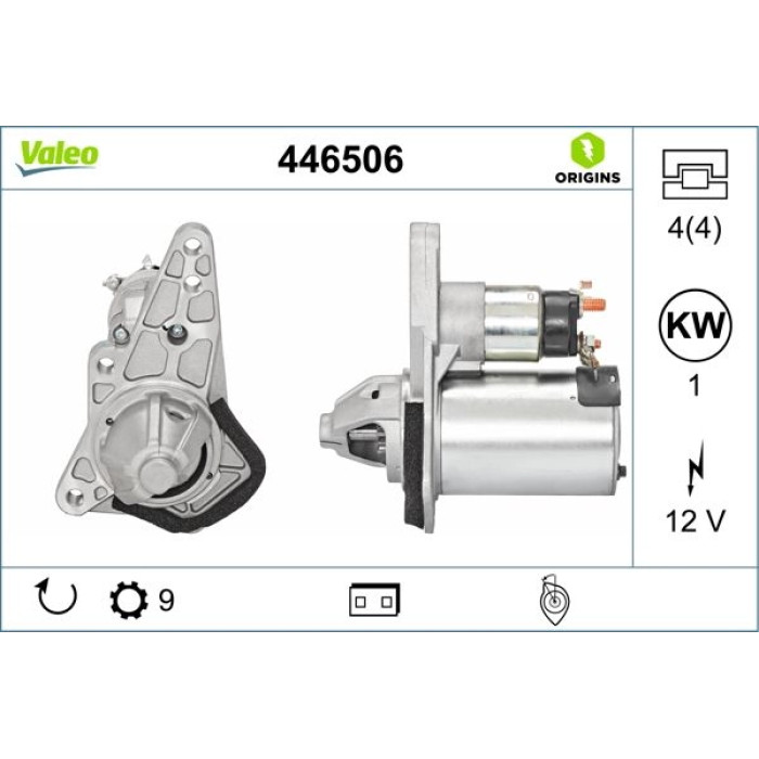 Valeo Anlasser 446506 Valeo Anlasser 446506
