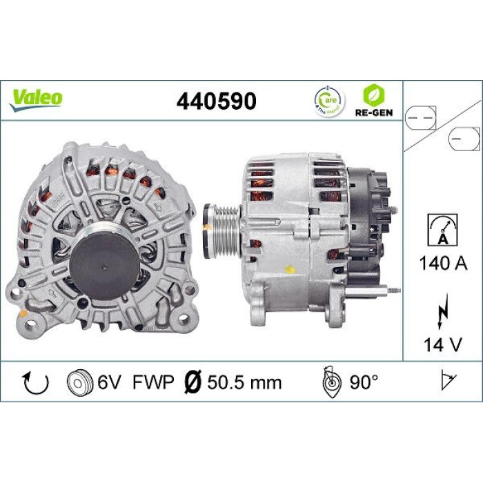 Valeo Lichtmaschine 440590 Valeo Lichtmaschine 440590