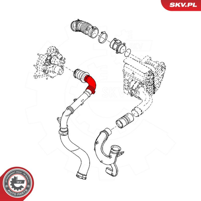 43SKV281 ESEN SKV Ladeluftschlauch 43SKV281 43SKV281 ESEN SKV Ladeluftschlauch 43SKV281