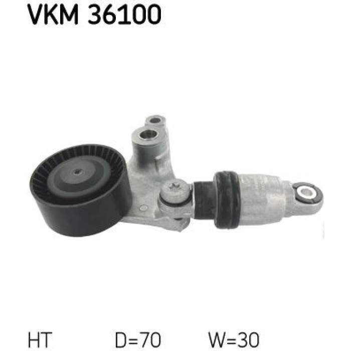 SKF Keilrippenriemen-Spannrolle VKM 36100 SKF Keilrippenriemen-Spannrolle VKM 36100