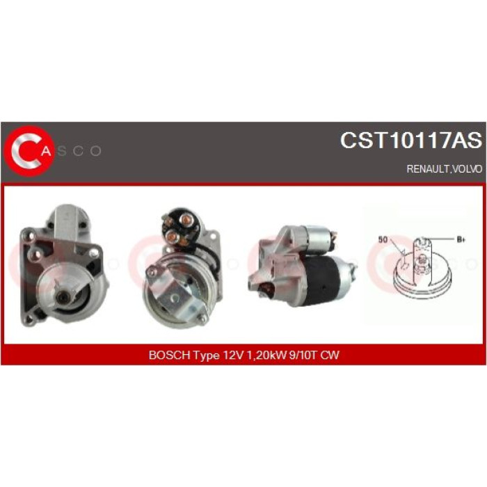 CASCO Anlasser CST10117AS CASCO Anlasser CST10117AS