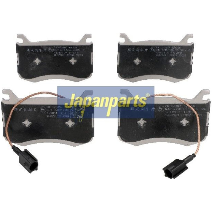 Japanparts Bremsbeläge PA-0208AF Japanparts Bremsbeläge PA-0208AF