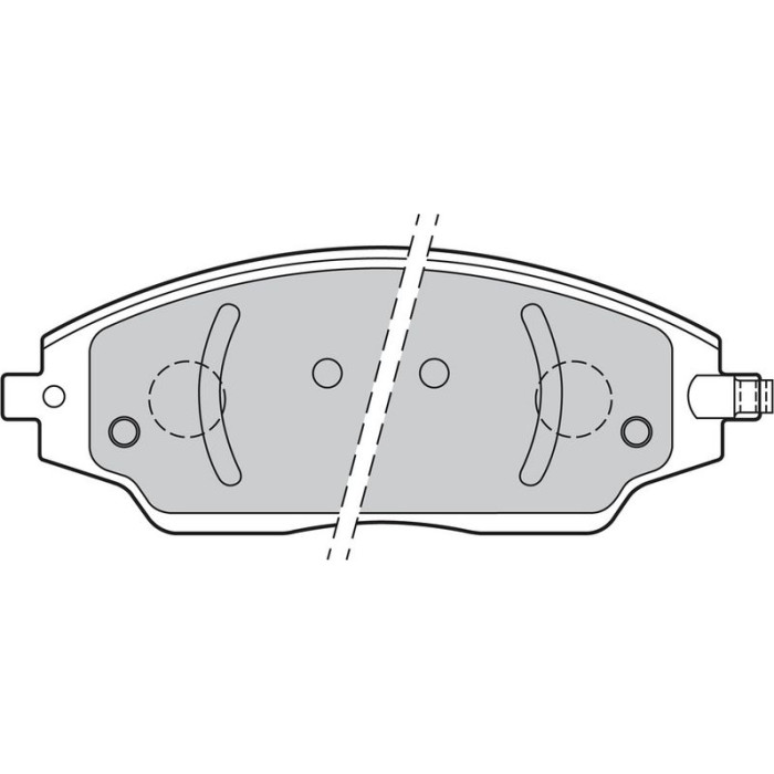 Valeo Bremsbelagsatz 601398 Valeo Bremsbelagsatz 601398