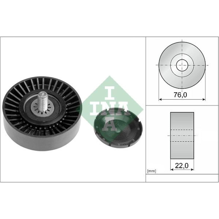 Umlenk-/Führungsrolle, Keilrippenriemen 532 0323 10 Umlenk-/Führungsrolle, Keilrippenriemen 532 0323 10