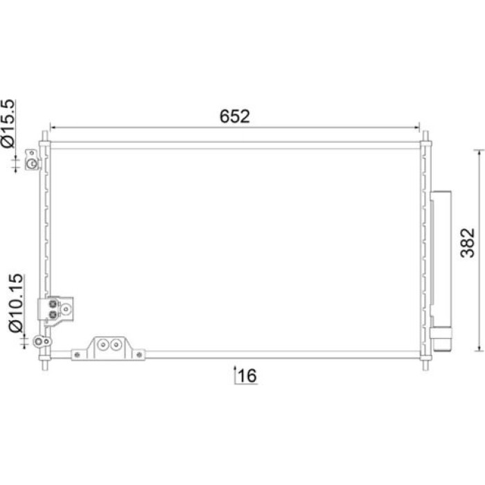 MAHLE Kondensator, Klimaanlage AC 826 000S MAHLE Kondensator, Klimaanlage AC 826 000S