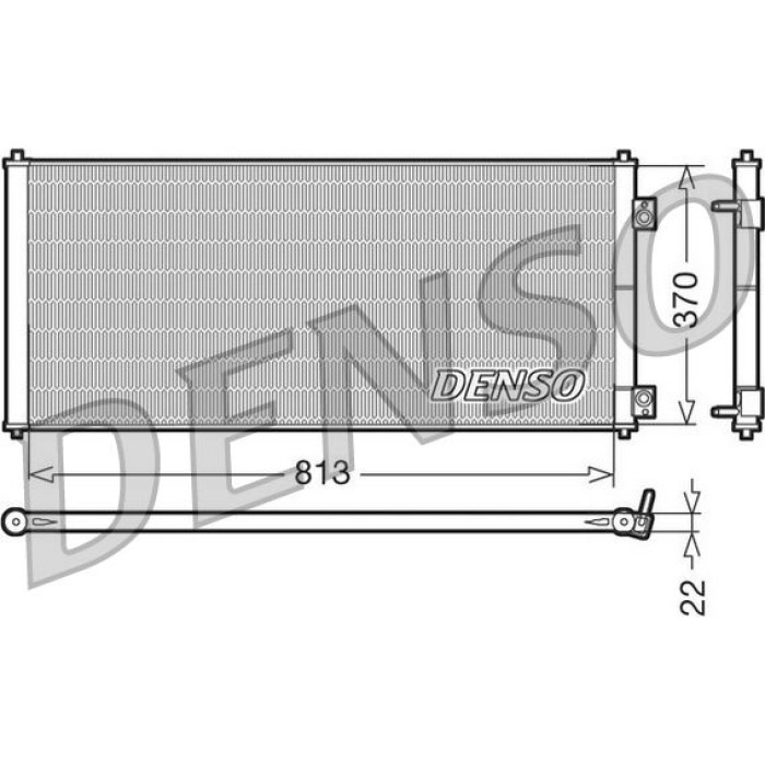 Denso Klimakondensator DCN10018 Denso Klimakondensator DCN10018