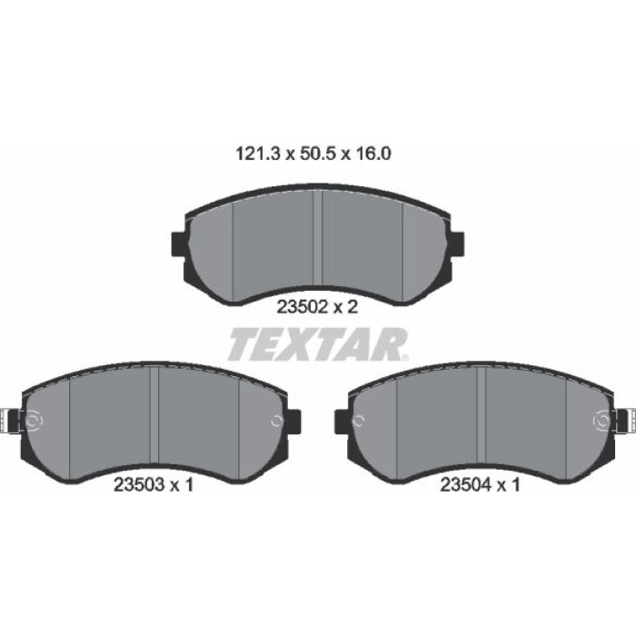 Textar Bremsbelagsatz 2350201 – mit ABS Textar Bremsbelagsatz 2350201 – mit ABS