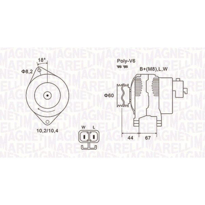 Magneti Marelli Lichtmaschine 063731526010