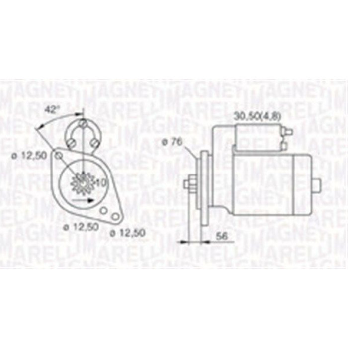 Magneti Marelli Anlasser 063521230120 Magneti Marelli Anlasser 063521230120
