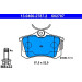 Bremsbelagsatz Skoda T. Octavia 1.0-2.0 12 | 13.0460-2787.2 Bremsbelagsatz Skoda T. Octavia 1.0-2.0 12 | 13.0460-2787.2