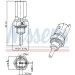 NISSENS Sensor, Kühlmitteltemperatur NISSENS Sensor, Kühlmitteltemperatur