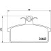 BREMBO Bremsklötze | SUZUKI Samurai 98 | P 79 007 BREMBO Bremsklötze | SUZUKI Samurai 98 | P 79 007