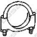 BOSCH | Automotive Schelle, Abgasanlage | 250-245 BOSCH | Automotive Schelle, Abgasanlage | 250-245