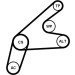 CONTINENTAL CTAM Keilrippenriemensatz 6PK1306K3