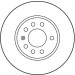 Bremsscheibe Opel P. Calibra/Vectra | DF2681 Bremsscheibe Opel P. Calibra/Vectra | DF2681