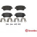 BREMBO Bremsklötze HA | FIAT Croma 05-11 | P 23 101 BREMBO Bremsklötze HA | FIAT Croma 05-11 | P 23 101