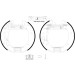 84060900 Bremsbackensatz Shoe Kit Pro 84060900 Bremsbackensatz Shoe Kit Pro
