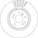 Bremsscheibe Db P. W164/W251 TRW SINGLE DF4471S