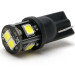 LED Glassockel T10 W5W W2,1x9,5d 6x 2835 24V SMD Weiß LED Glassockel T10 W5W W2,1x9,5d 6x 2835 24V SMD Weiß